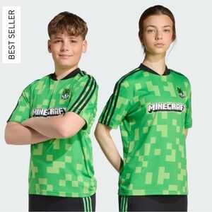 ADIDAS ORIGINALS X MINECRAFT JERSEY KIDS XL
